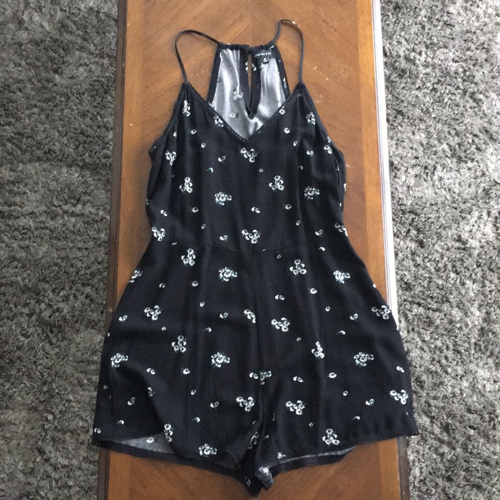 Floral Black Romper by Kendall and Kylie